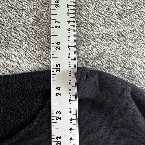 Anthropologie Open Back Muscle Sweater Tank Sz L Black - Picture 5 of 9